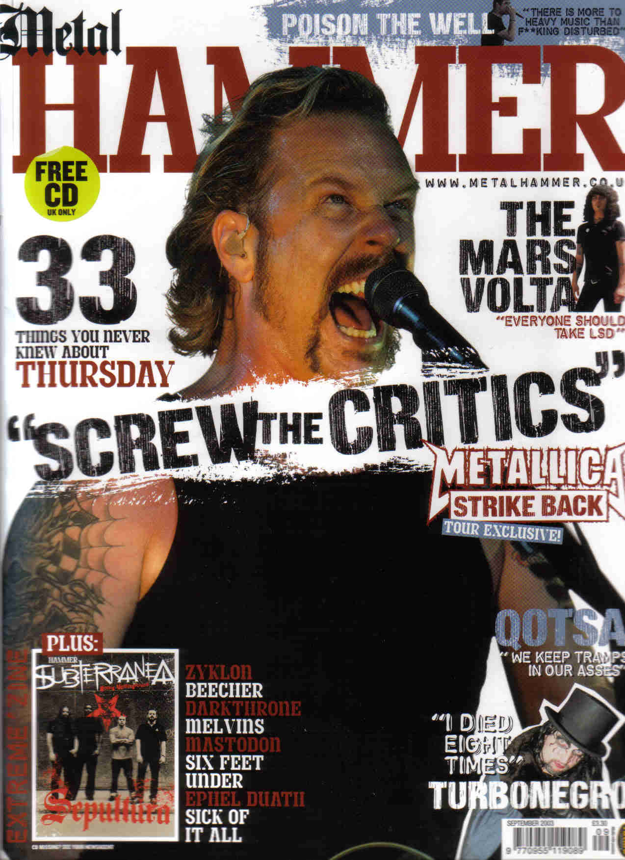 Metal Hammer - Issue 117 (Sep 2003!)